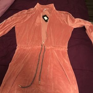 Pink Velour Dress